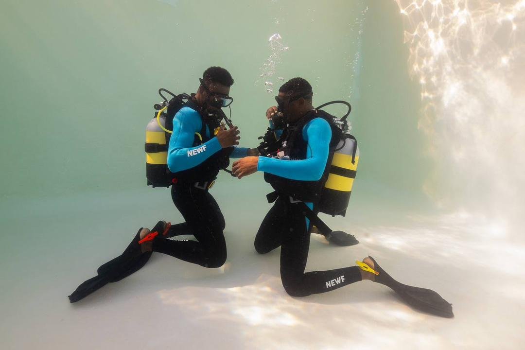 Two AMMCO Staff Members Become Certified Dive Masters